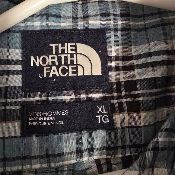 THE NORTH FACE MENS BUTTON DOWN PLAID SHIRT - Picture 3 of 3